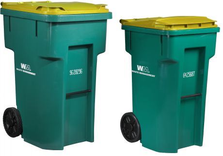 Image of Waste Mgmt recycle container
