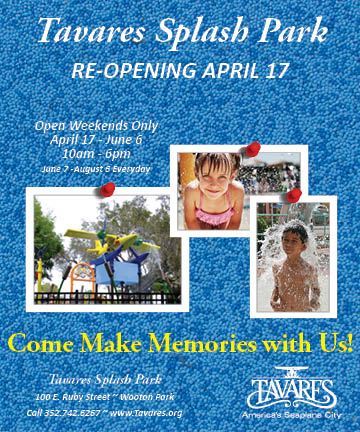 2021 Reopening Tavares Splash Park April 17 2021