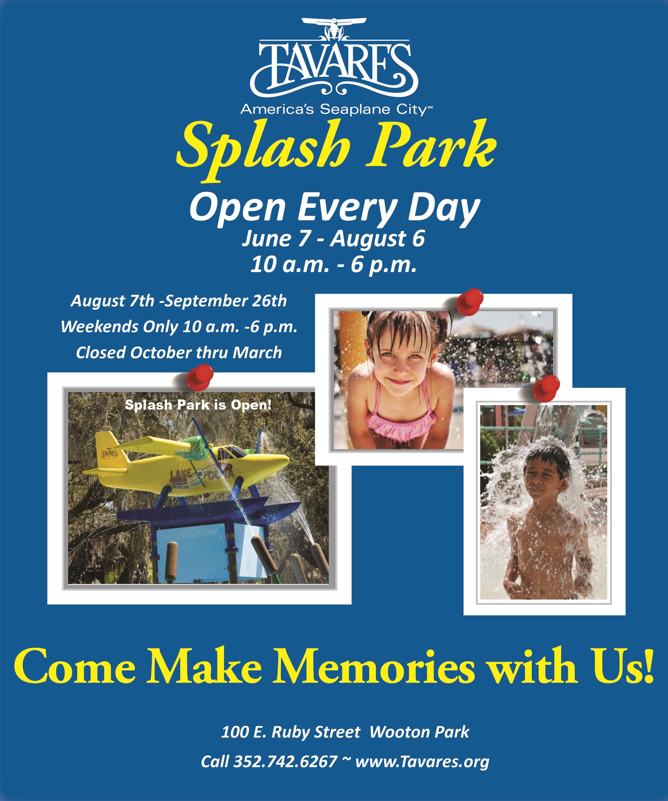 2021 Reopening Tavares Splash Park