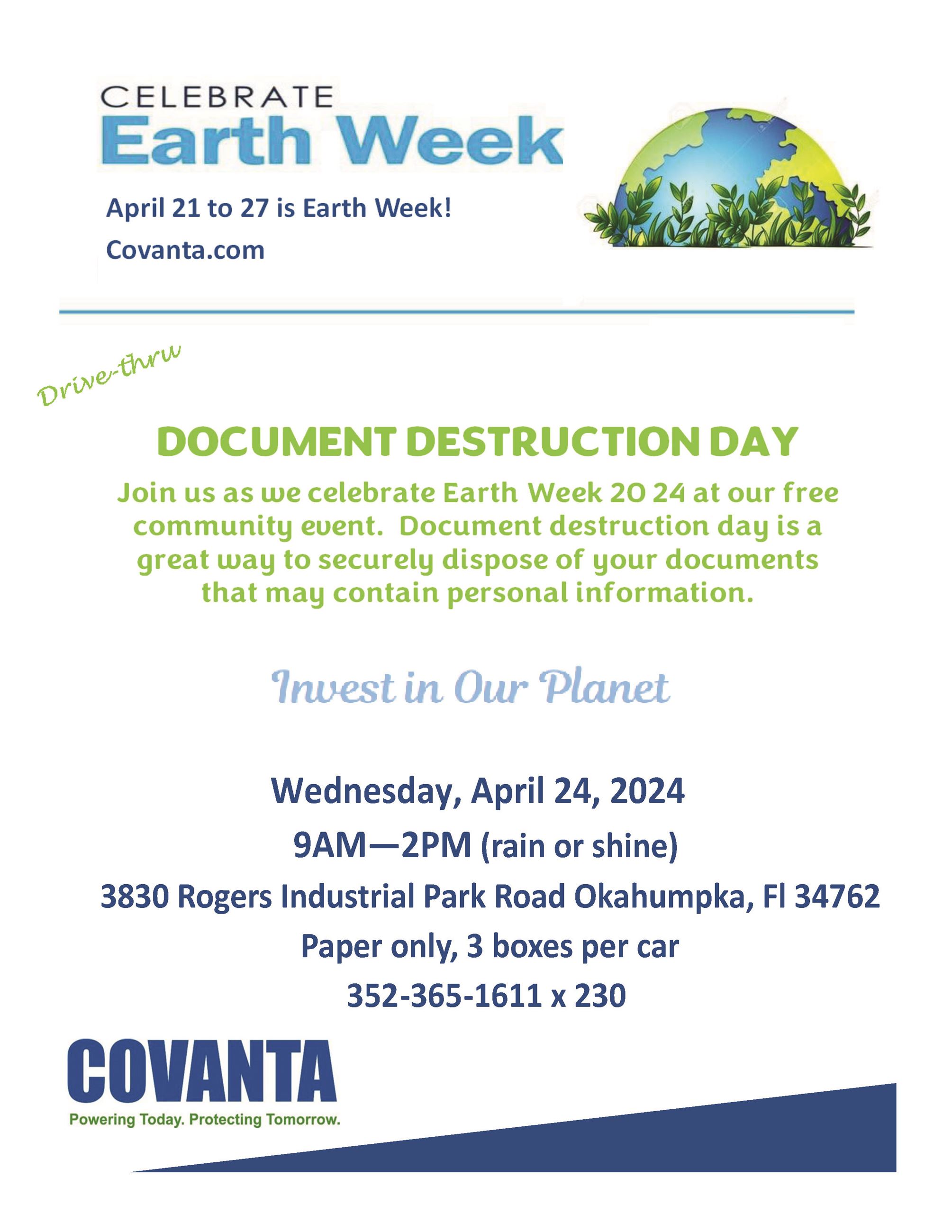 Earth Week 2024 LAKEE