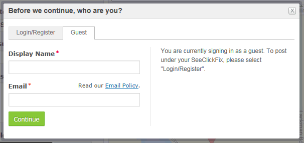 Image of First time user SeeClickFix2