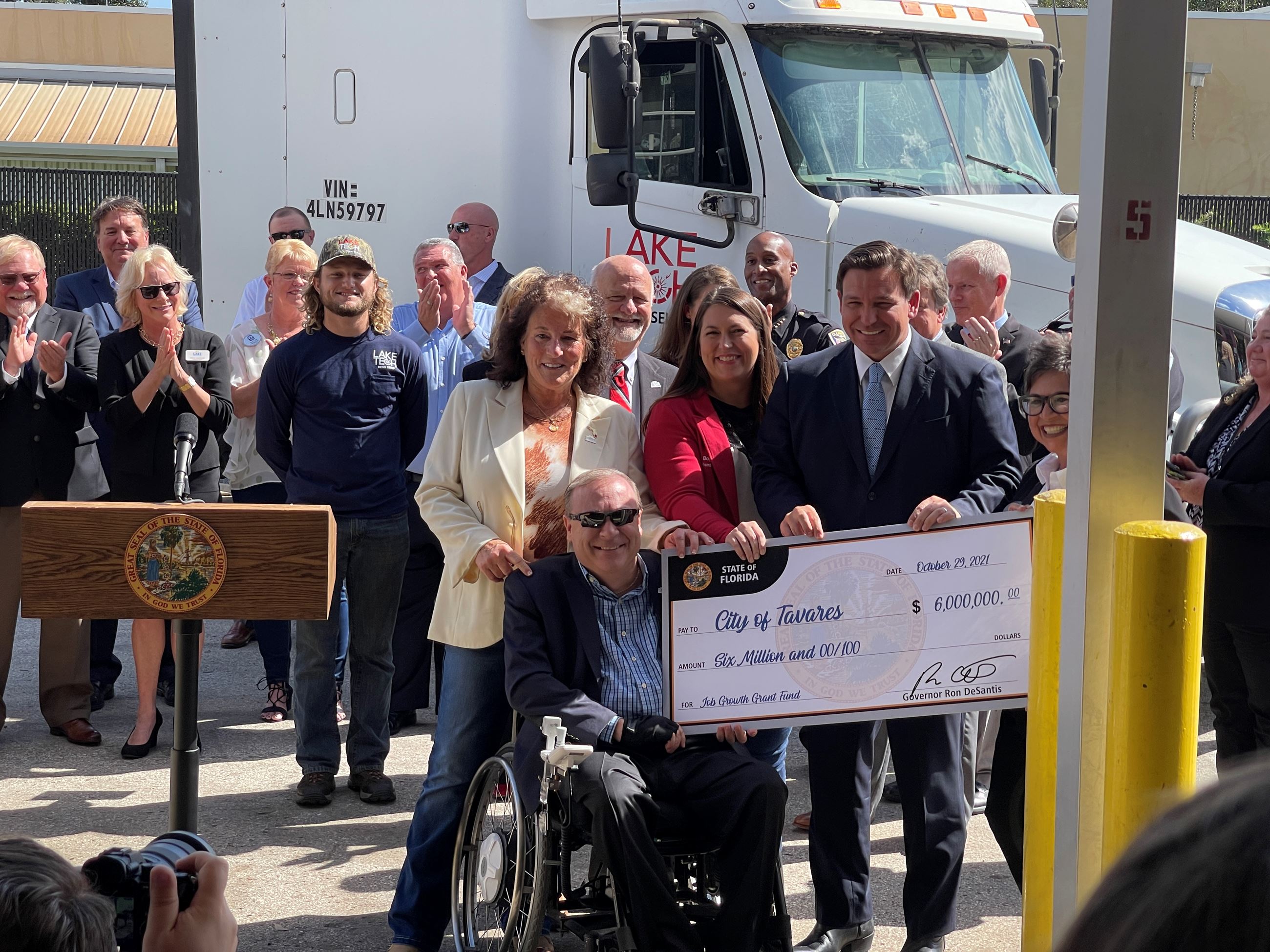 Oct 29 2021 Tavares City Council and Gov Desantis